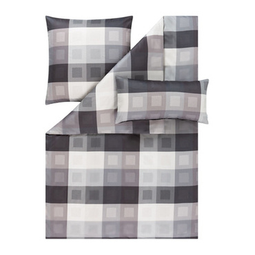 Komplet pościeli satynowej Estella Equisit Armando Anthrazit