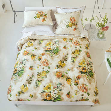 Pościel satynowa Designers Guild Voliere Sky