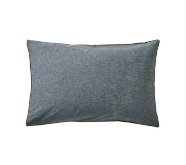 Poszewka ekologiczna Blanc Des Vosges Avenir Ressources Ciemnoniebieska