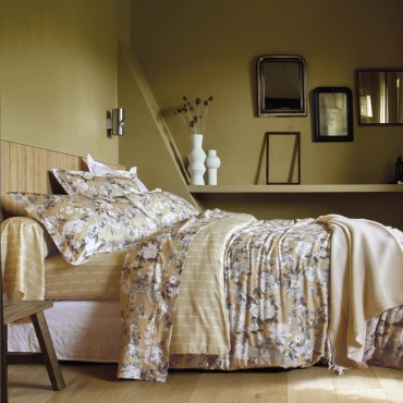 Pościel satynowa Blanc Des Vosges Imperial Beżowa