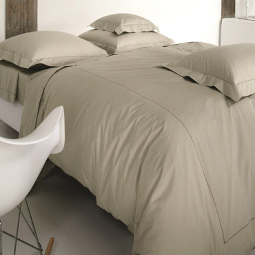 Pościel perkalowa Blanc Des Vosges Marquise Beżowa