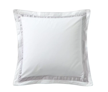 Poszewka perkalowa Blanc Des Vosges Egerie Szara