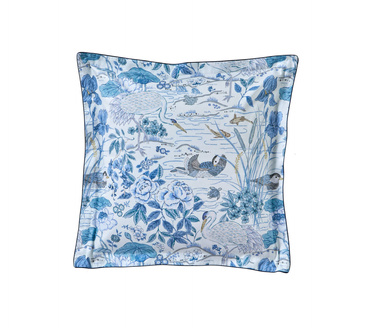 Poszewka satynowa Sanderson Water Garden Bleu