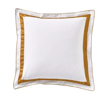 Poszewka perkalowa Blanc Des Vosges Egerie Złota