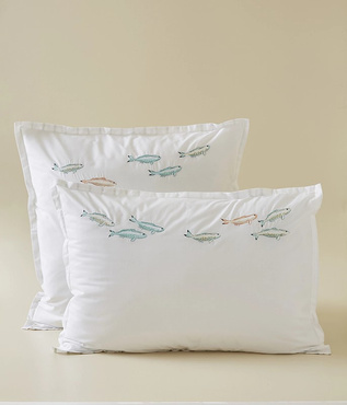 Poszewka perkalowa Sylvie Thiriez Au Fil De L'eau