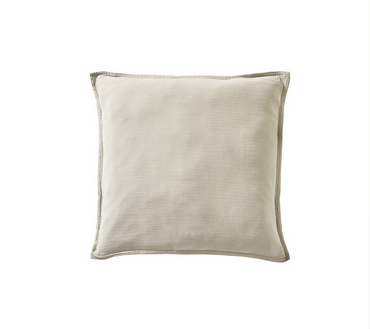 Poszewka bawełniana Blanc Des Vosges Cosy Beżowa