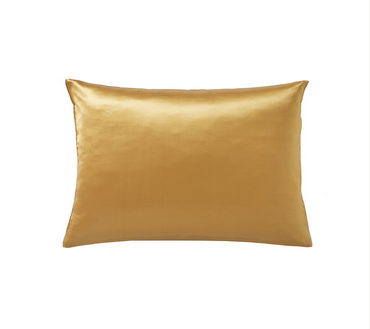 Poszewka jedwabna Blanc Des Vosges Volupte Złota