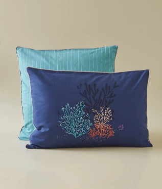 Poszewka perkalowa Sylvie Thiriez Ocean