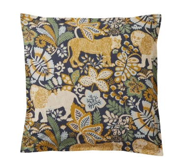 Poszewka perkalowa Scion Living Jungle Żółta