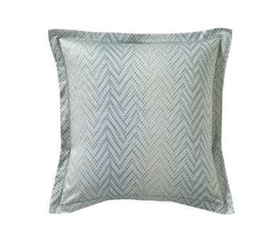 Poszewka satynowa Blanc Des Vosges Gravity Niebieska