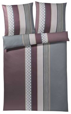 Poszewka satynowa Joop! Cornflower Stripes Deep Wine