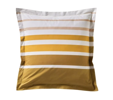 Poszewka perkalowa Blanc Des Vosges Grand Large Złota