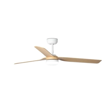 Wentylator sufitowy Faro Barcelona Punt LED M white/lightwood DC