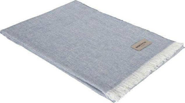 Pled lniany Eskimo Provence Medium Blue