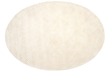 Dywan ręcznie tkany owalny Carpet Decor Sierra Ivory