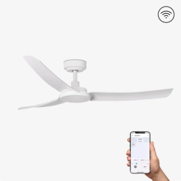 Wentylator sufitowy Faro Barcelona Siros L White DC SMART