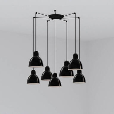 Lampa wisząca Faro Barcelona Venice 200 7L Black