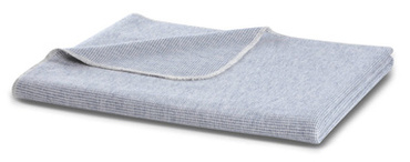 Koc bawełniany Biederlack Pearl Blue