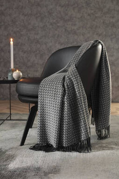 Pled kaszmirowy Biederlack Vivo Anthracite