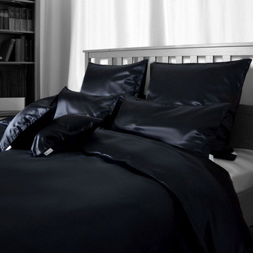 Poszwa jedwabna na kołdrę Seidenweber Helios Black Classic