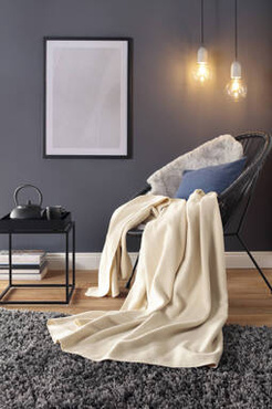 Koc bawełniany Biederlack Pearl Oatmeal