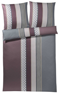 Pościel satynowa Joop! Cornflower Stripes Deep Wine