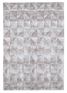 Dywan ręcznie tkany Carpet Decor Triango Silver