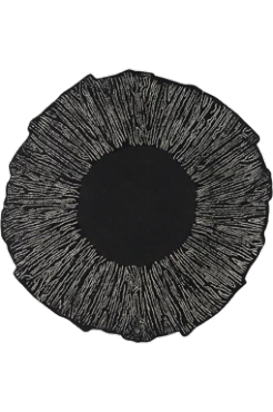 Dywan Toulemonde Bochart Eye Flower Noir 