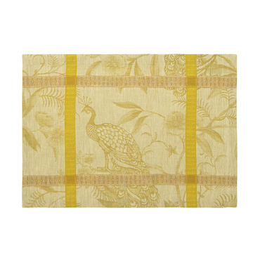 Podkładka lniana Le Jacquard Français À l'orangerie Yellow