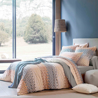 Pościel perkalowa Blanc Des Vosges Nuances Perłowa