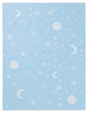 Kocyk dziecięcy Biederlack Universe Blue