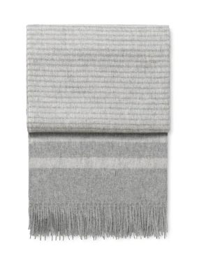 Pled wełniany Elvang River Light/Grey