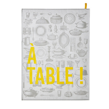 Ściereczka kuchenna Le Jacquard Français À Table Grey