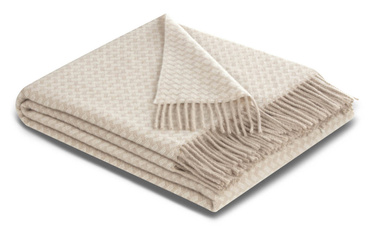 Pled kaszmirowy Biederlack Vivo Beige