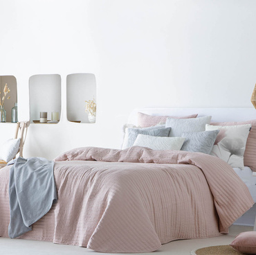 Narzuta dwustronna Antilo Fundeco Linette Rose