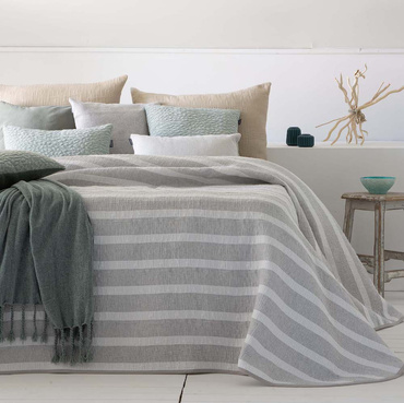 Narzuta dwustronna Antilo Fundeco Mambo Gris