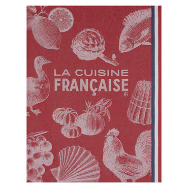 Ściereczka kuchenna Le Jacquard Français Gastronomie Red