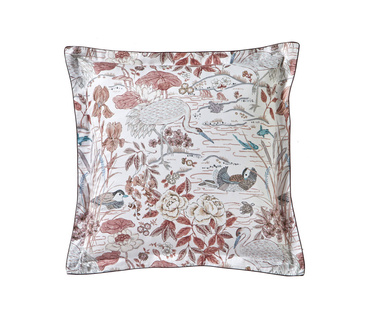 Poszewka satynowa Sanderson Water Garden Rose