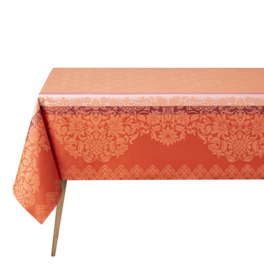 Obrus plamoodporny Le Jacquard Français Mumbai Enduit Orange