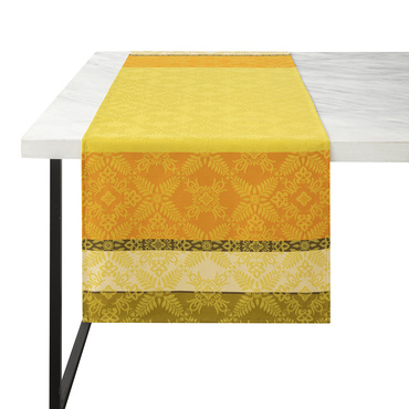 Bieżnik bawełniany Le Jacquard Français Mumbai Yellow