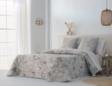 Narzuta bawełniana JVR Tejidos Chloe Gris