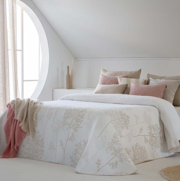 Narzuta dwustronna Antilo Fundeco Lilit Beige