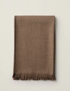 Pled wełniany Elvang Écru Brown