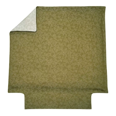 Poszwa żakardowa Blanc Des Vosges Gingko Zielona