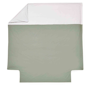 Poszwa perkalowa Blanc Des Vosges Duo Zielona