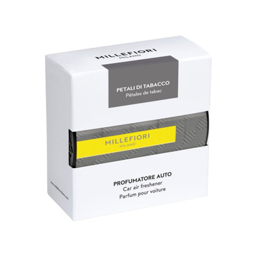 Odświeżacz do samochodu Millefiori Milano Car Icon Petali Di Tabacco