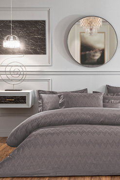 Komplet pościeli żakardowej Valeron Davis Anthracite