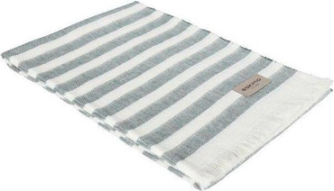 Pled lniany Eskimo Provence Streifen Misty Green