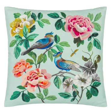 Poduszka dekoracyjna Designers Guild Miraflores Duck Egg