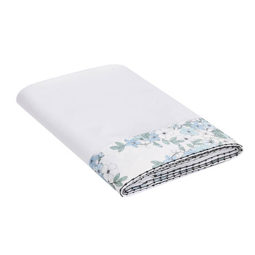 Prześcieradło satynowe Le Jacquard Français Manuka Blue